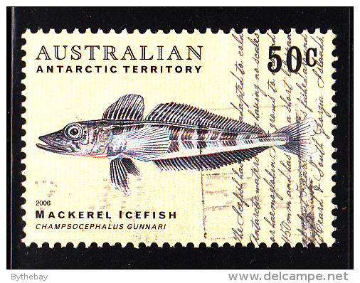 Australian Antarctic Territory Used Scott #L132 50c Mackerel Icefish - Oblitérés