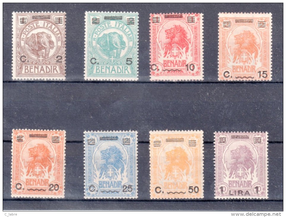 ITALIE : SOMALIE . N° 70/77 ** . TB . 1926 . COTE 190 € . - Somalie