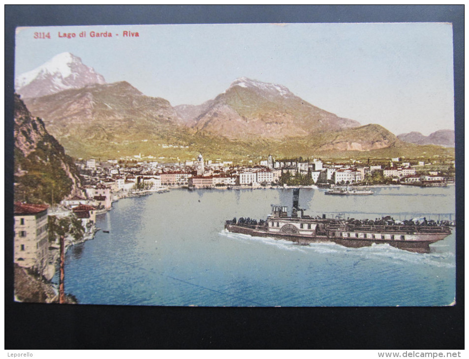 AK RIVA DEL GARDA Schiff Ca.1910 /// D*18474 - Sonstige & Ohne Zuordnung