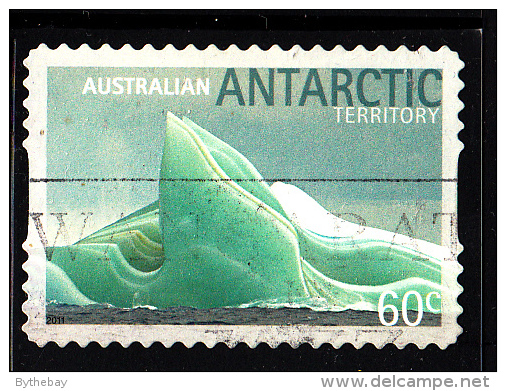 Australian Antarctic Territory Used 2011 60c Ice Formations - Booklet Stamp - Oblitérés
