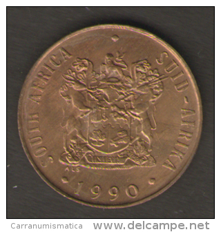 SUD AFRICA SERIE 2 MONETE 1 2 CENTS 1990 - Sud Africa