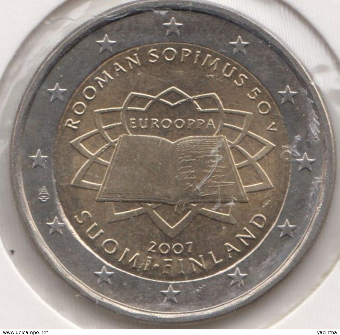 @Y@  Finland    2  Euro  2007   Commemorative  UNC   ROME - Finland