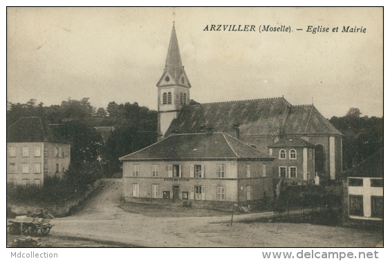 57 ARZVILLER / Eglise Et Mairie / - Arzviller