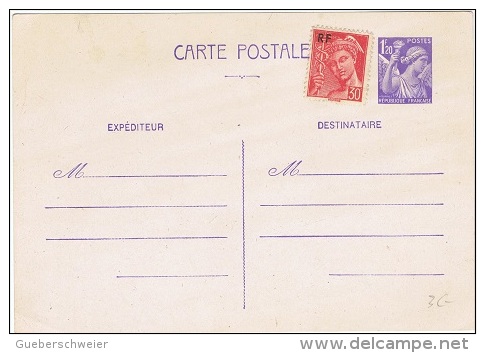 FR-ENT7 - FRANCE lot de 10 entiers postaux