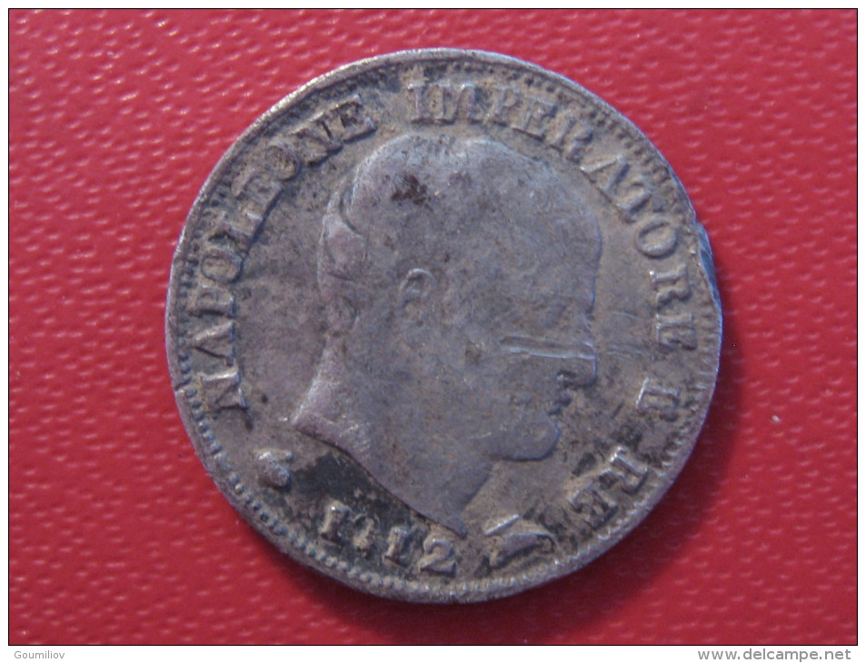 Italie - Royaume De Napoléon - 5 Soldi 1812 M Milan 5013 - Napoleonic