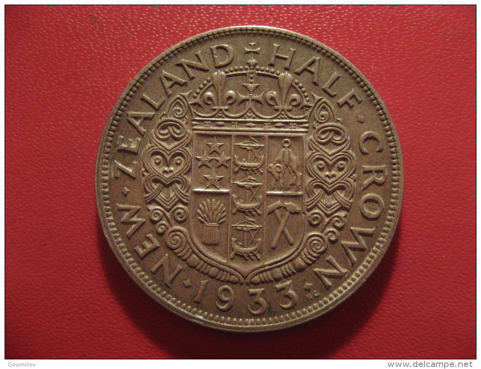 Nouvelle-Zélande - Half Crown 1933 George V 5271 - New Zealand