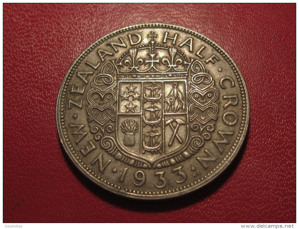 Nouvelle-Zélande - Half Crown 1933 George V 5271 - Nouvelle-Zélande