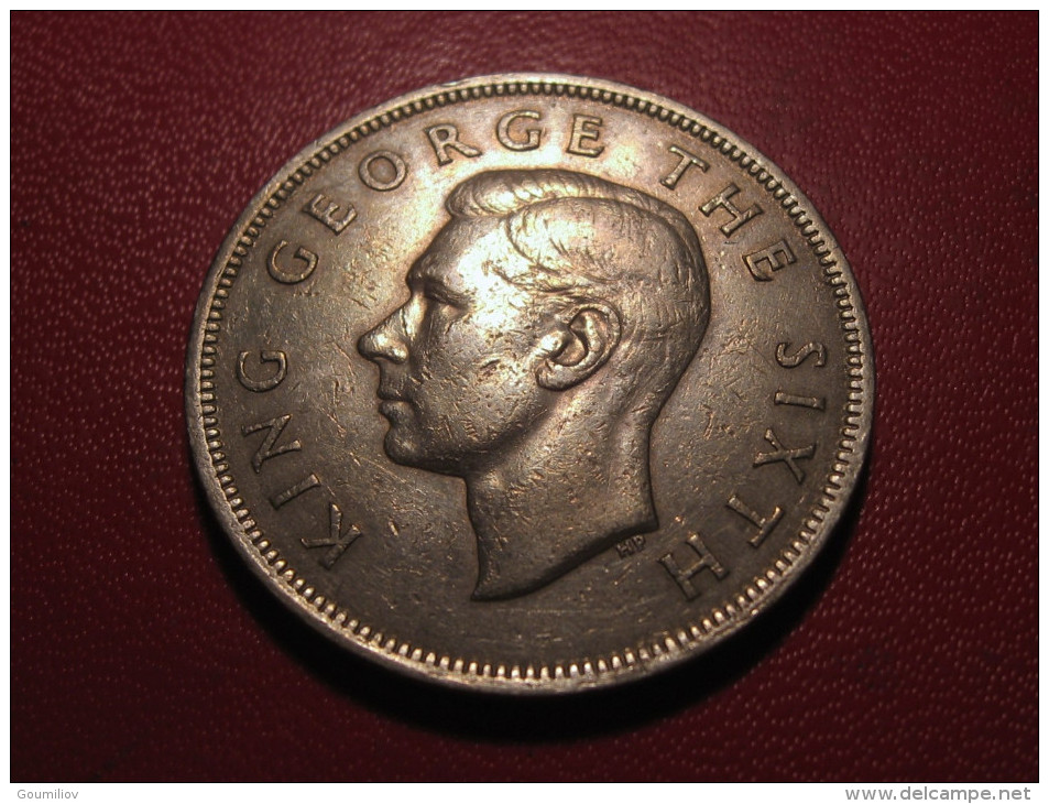 Nouvelle-Zélande - Half Crown 1948 George VI 5267 - Nieuw-Zeeland