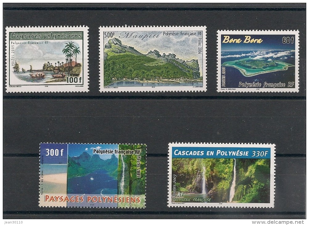 POLYNÉSIE Paysages  Année 2003/06  Tous ** - Verzamelingen & Reeksen