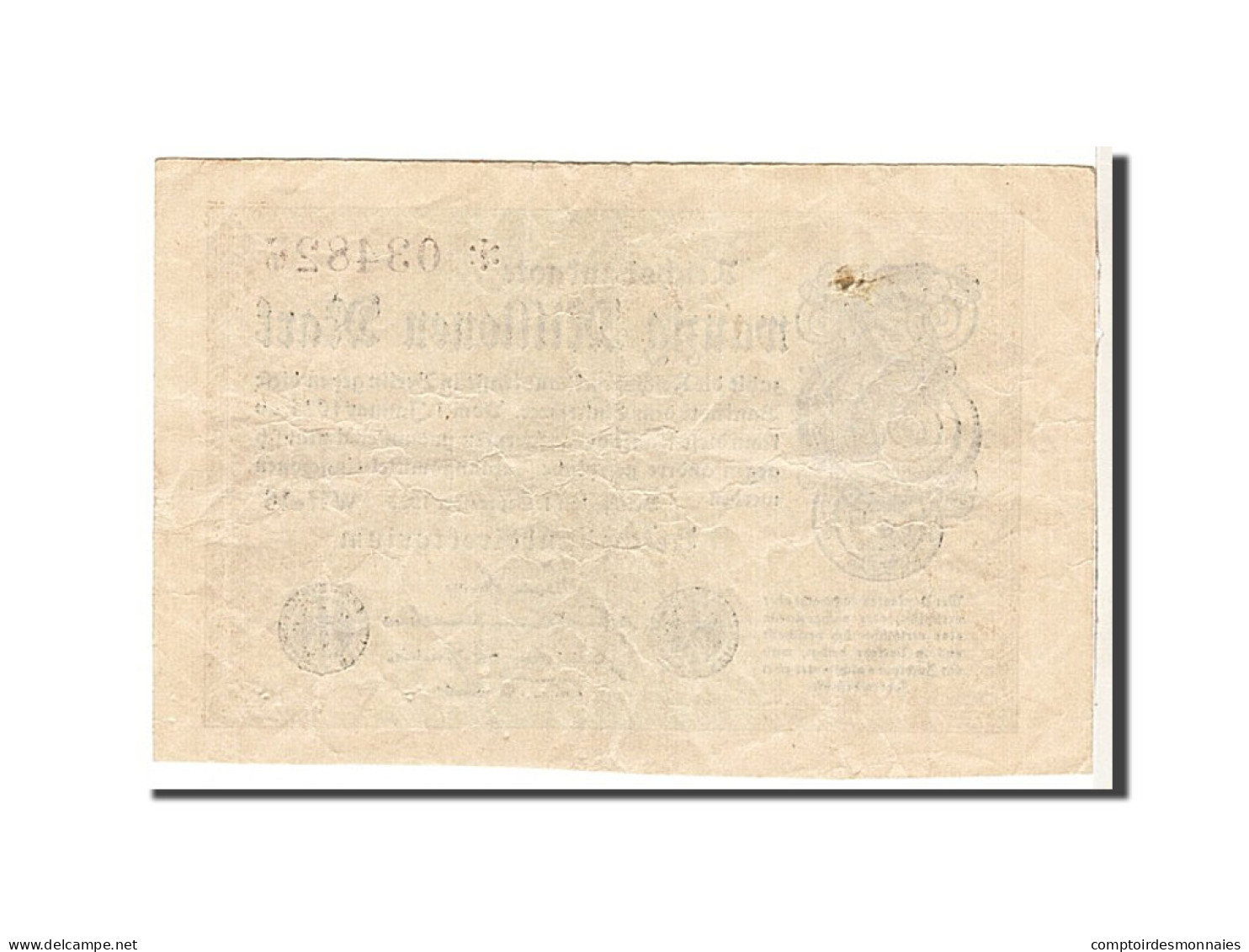 Billet, Allemagne, 20 Millionen Mark, 1923, KM:108b, TTB - 20 Mio. Mark