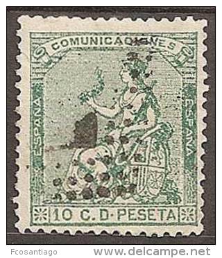 ESPAÑA 1873 #EDIFIL 133  Precio Cat. &euro;0.60 - Oblitérés