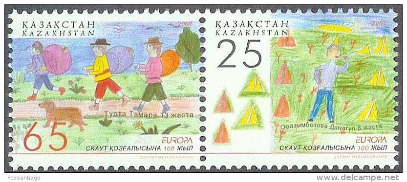 EUROPA CEPT - KAZAKHSTAN 2007 - Yvert #495/6 - MNH ** - 2007