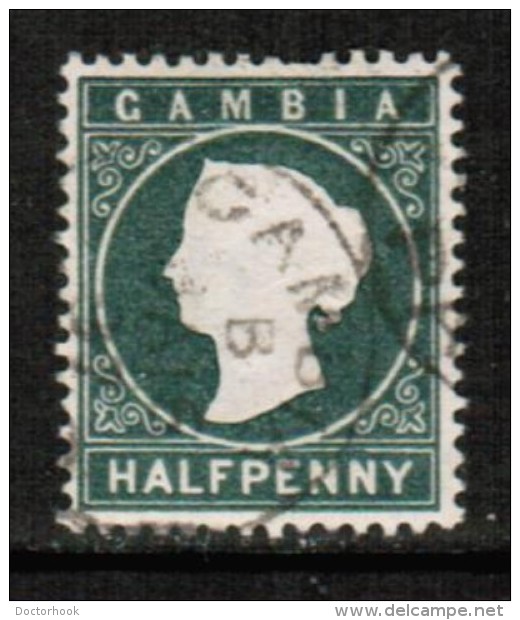 GAMBIA  Scott  # 12 VF USED - Gambia (...-1964)