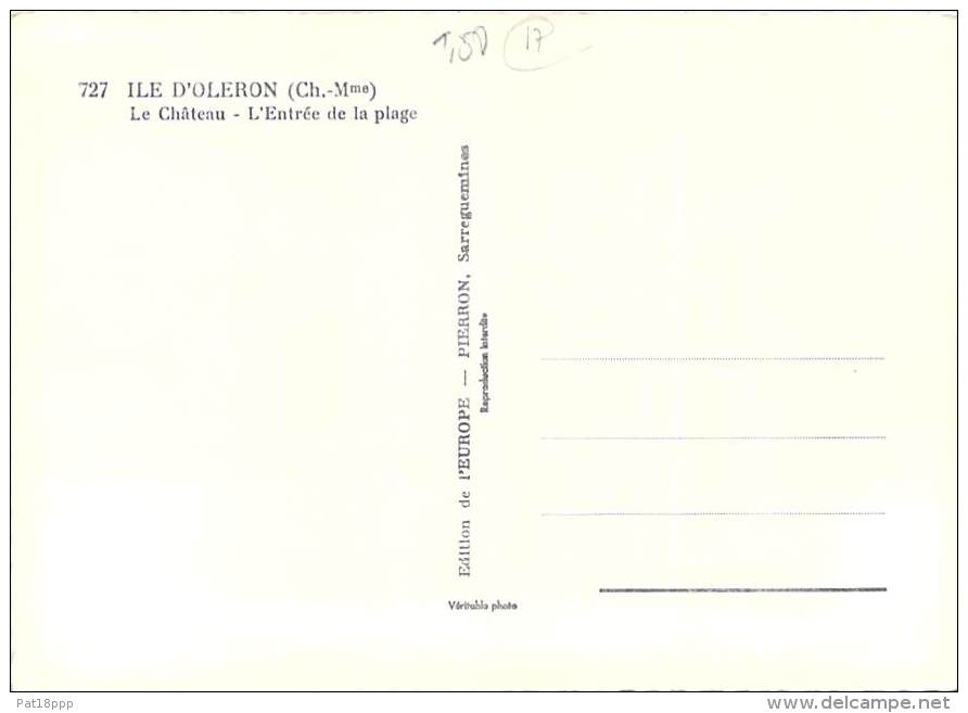 17 - ILE D'OLERON : Petit lot de 6  CPSM dentelée noir blanc grand format ( Toutes scannées ) Charente Maritime