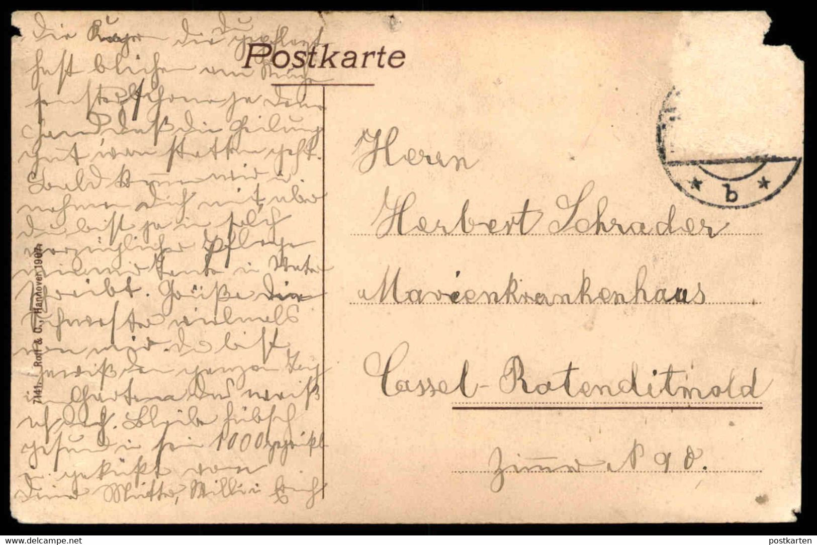 ALTE POSTKARTE ESCHWEGE A. WERRA SCHLOSS POSTAMT Post Castle Chateau Ansichtskarte AK Cpa Postcard - Eschwege