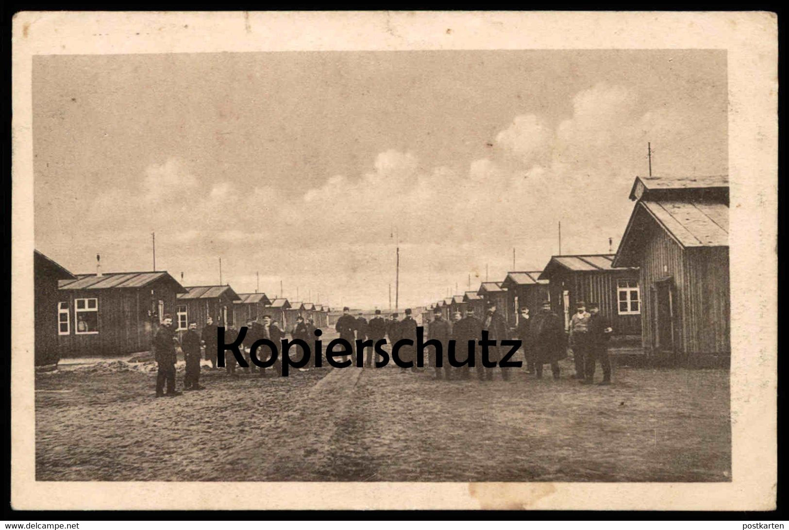 ALTE POSTKARTE LAGER DÜLMEN GRUPPE I GEFANGENE ARBEITER Camp De Dülmen Barracks Baraque Ansichtskarte AK Cpa Postcard - Duelmen