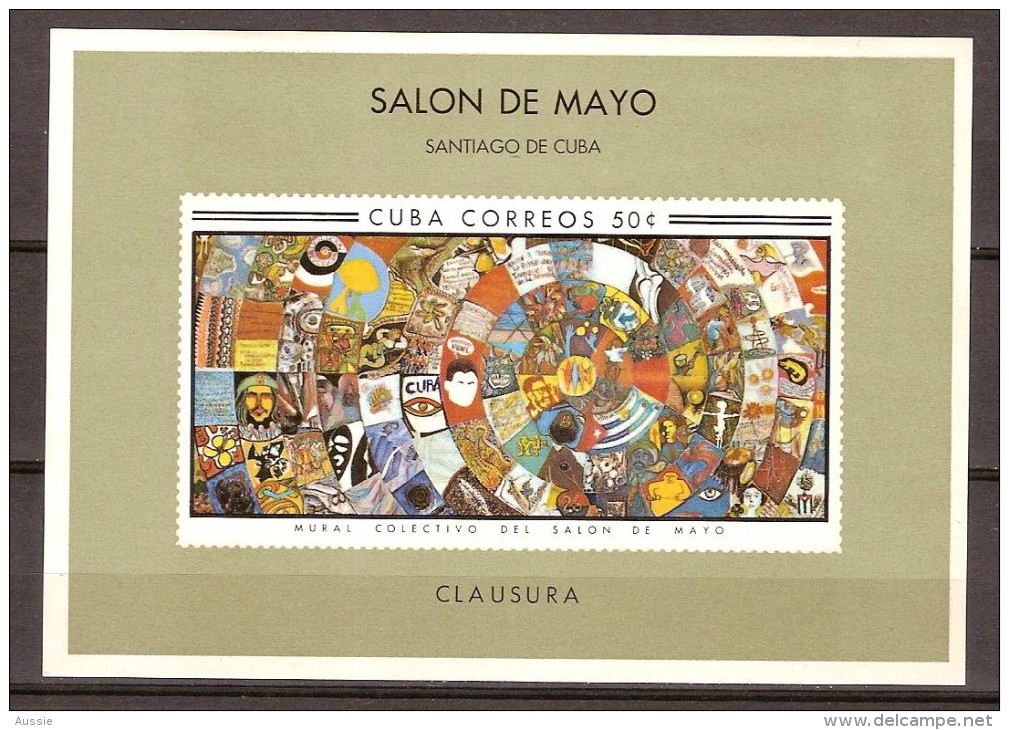 Cuba 1967 Yvertn° Bloc 29*** MNH Cote 22,50 Euro Salon De Mayo - Blocchi & Foglietti