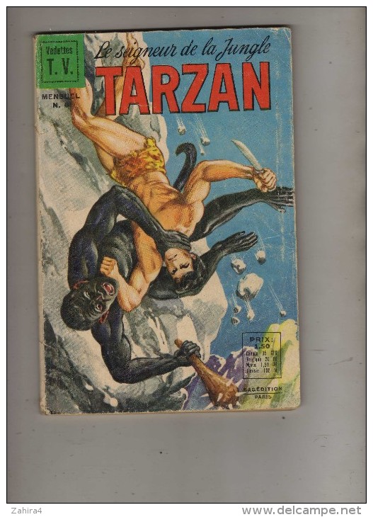 Tarzan Le Seigneur De La Jungle - Vedettes TV - N°6 - Sagédition Paris - Tarzan