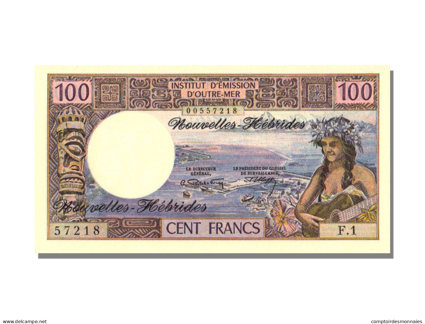 Billet, New Hebrides, 100 Francs, NEUF - Vanuatu