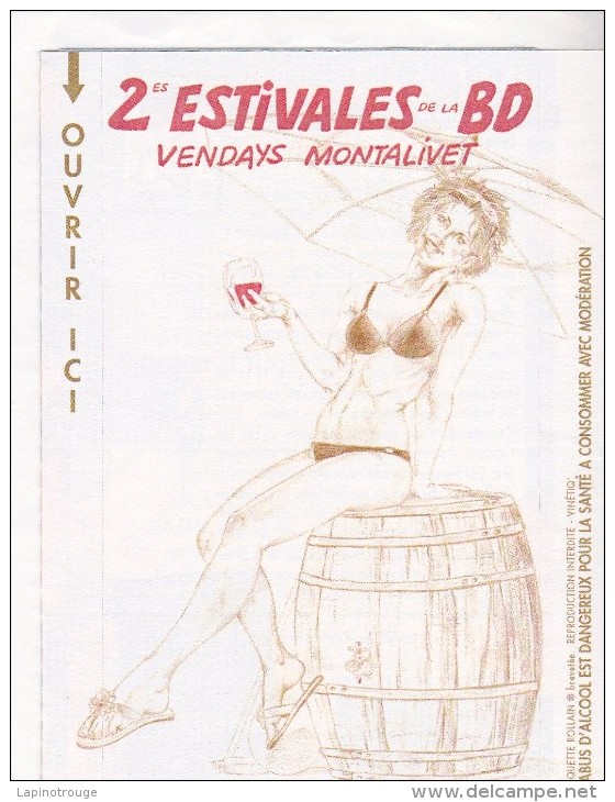 Etiquette Vin DEFALI Djilali Festival BD Montalivet 2006 (La Loi Des 12 Tables - El Arte De La Mesa