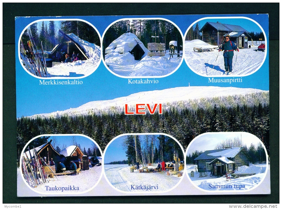 FINLAND  -  Levi  Multi View  Used Postcard As Scans - Finland