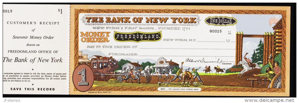 THE BANK OF NEW YORK FREEDOMLAND. ONE DOLLAR.  (Michel: ) - JF177306 - Non Classés