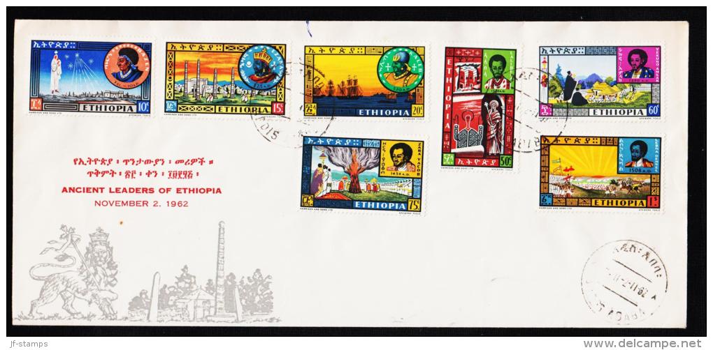 1962. Haile Selassie. (7 Ex.) FDC ADDIS ABABA 2.11.62.  (Michel: 438-444) - JF177243 - Äthiopien