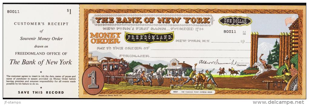 THE BANK OF NEW YORK FREEDOMLAND. ONE DOLLAR.  (Michel: ) - JF177302 - Unclassified