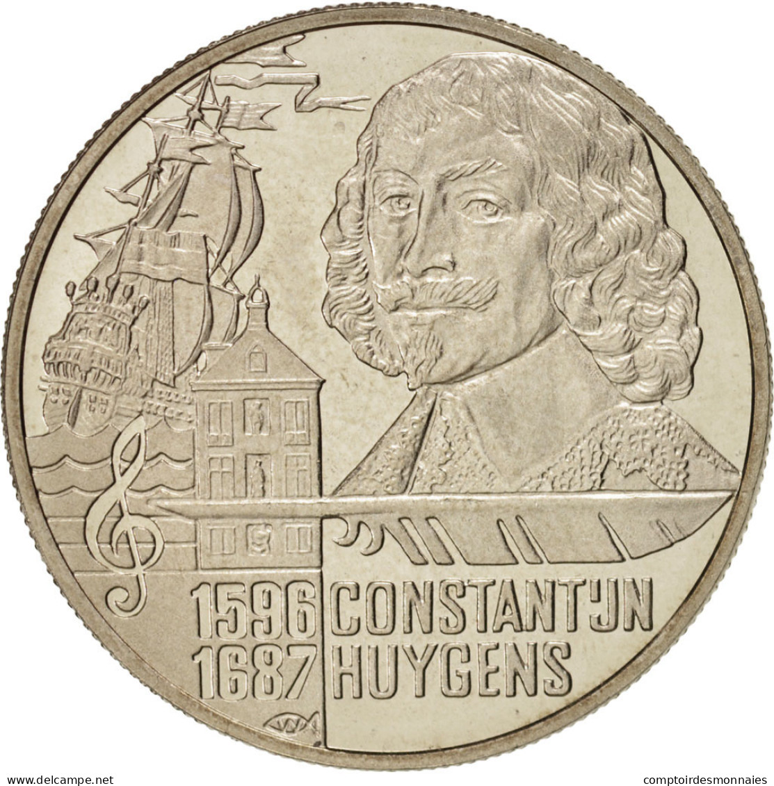 Pays-Bas, Medal, European Coinage Test, 5 Euro, Politics, Society, War, 1996 - Sonstige & Ohne Zuordnung