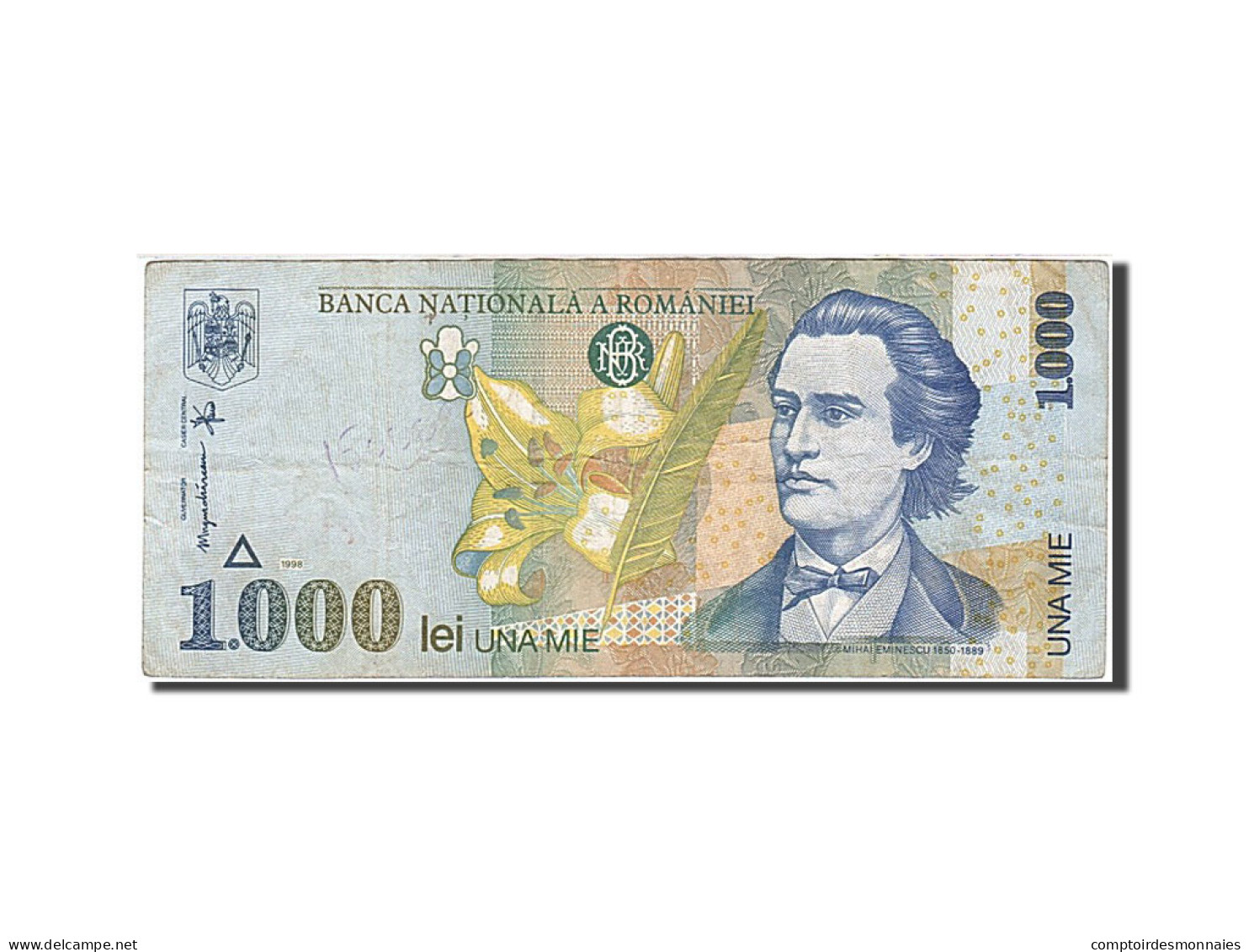 Billet, Roumanie, 1000 Lei, 1996-2000, 1998, KM:106, TTB - Rumänien