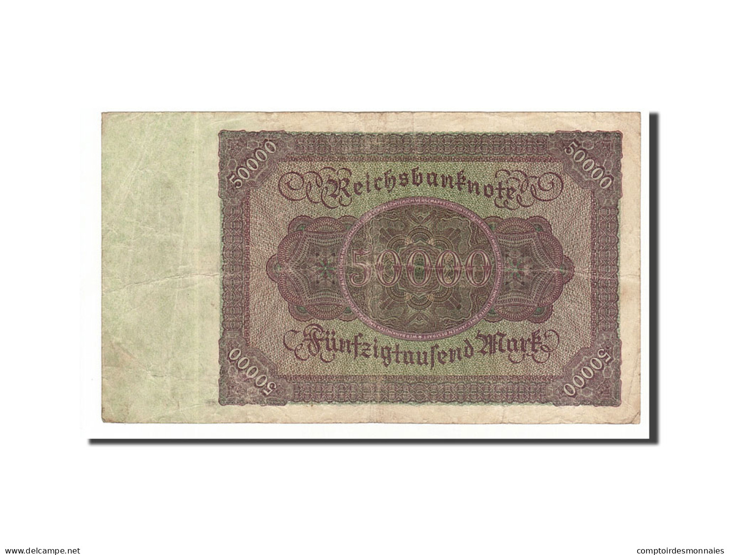 Billet, Allemagne, 50,000 Mark, 1922, 1922-11-19, KM:80, TB+ - 50000 Mark