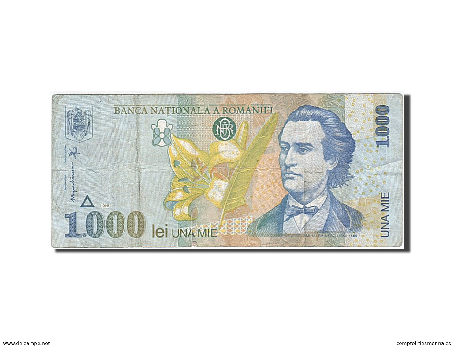 Billet, Roumanie, 1000 Lei, 1996-2000, 1998, KM:106, TB - Rumänien