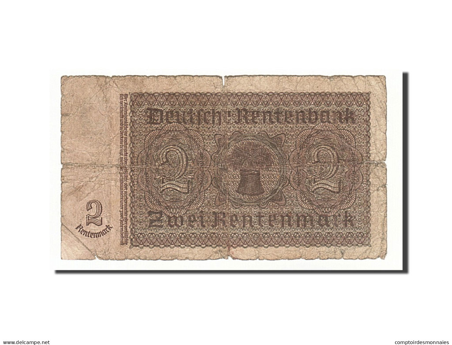 Billet, Allemagne, 2 Rentenmark, 1937, 1937-01-30, KM:174b, B+ - [13] Bundeskassenschein