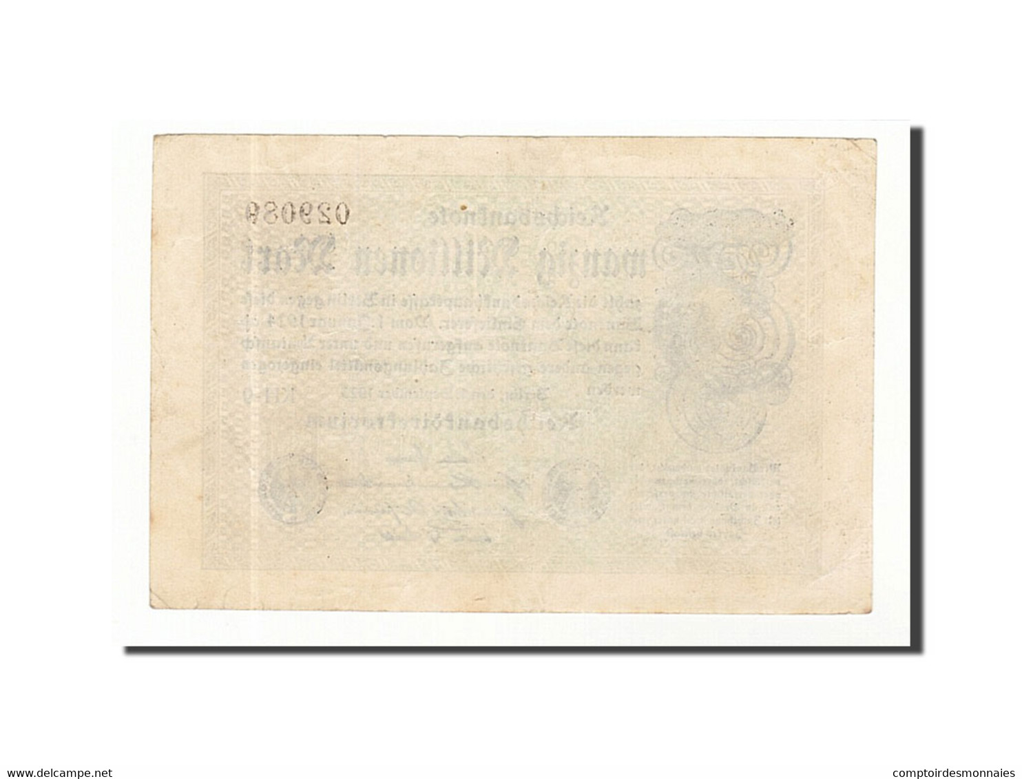 Billet, Allemagne, 20 Millionen Mark, 1923, 1923-09-01, KM:108c, TTB+ - 20 Mio. Mark