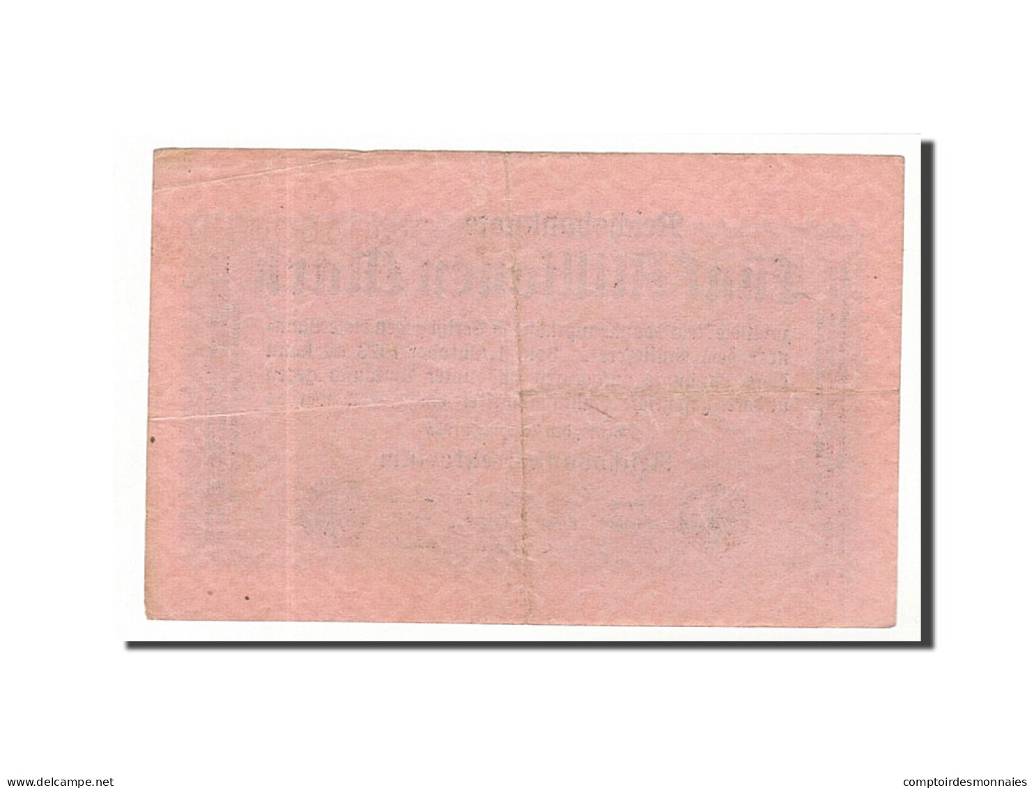 Billet, Allemagne, 5 Millionen Mark, 1923, 1923-08-20, KM:105, TTB - 5 Miljoen Mark