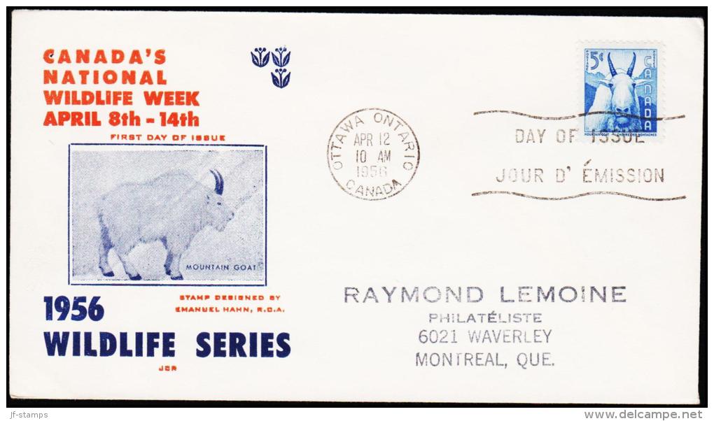 1956. 5 C. FDC OTTAWA APR 12 1956.  (Michel: 300) - JF177766 - Commemorativi