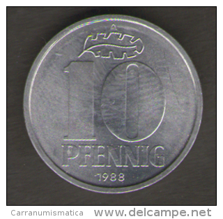 GERMANIA 10 PFENNIG 1988 - 10 Pfennig