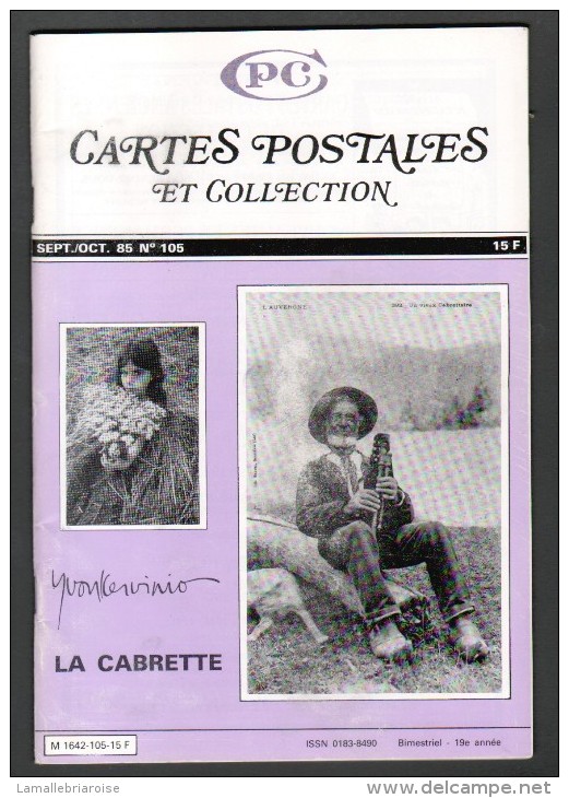 REVUE: CARTES POSTALES ET COLLECTION, N°105, SEPT OCT 1985 - Francés