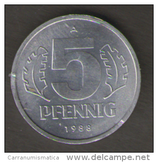 GERMANIA 5 PFENNIG 1988 - 5 Pfennig