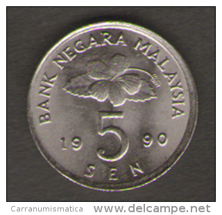 MALESIA 5 SEN 1990 - Malesia
