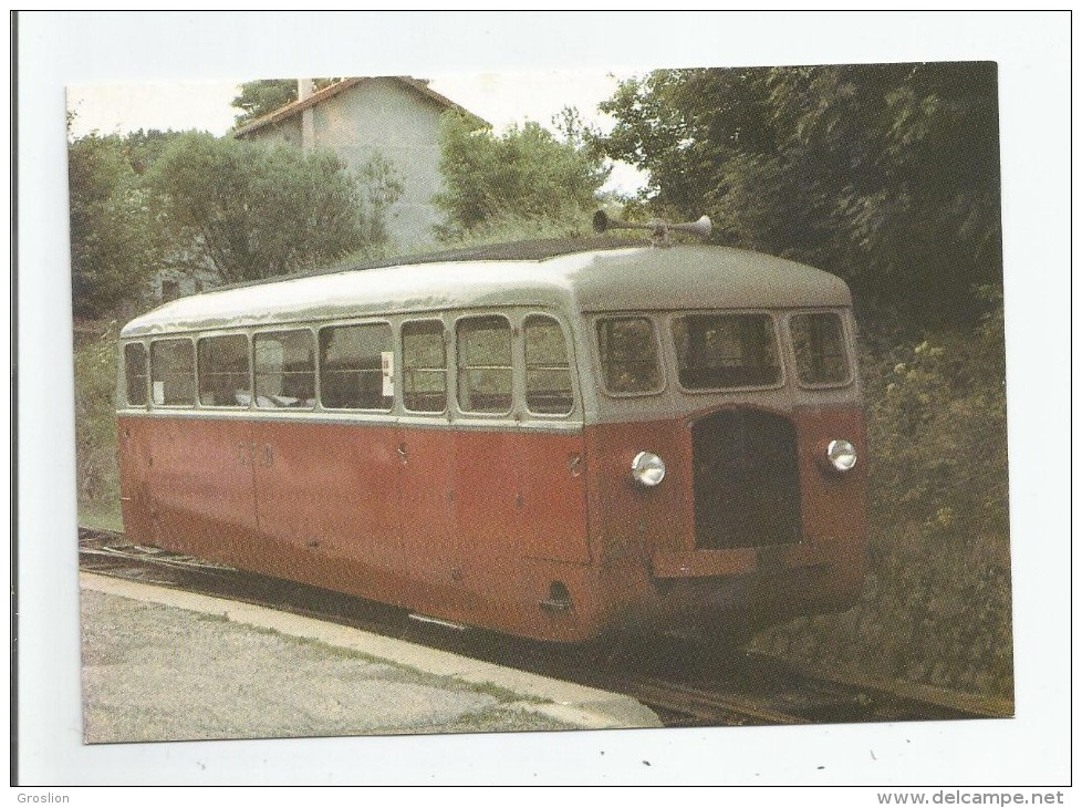 AU DEPART DE DUNIERES (43) 09 L´AUTORAIL DE DION 201 JUILLET 1974 (CFR HAUT VIVARAIS VELAY) - Autres & Non Classés