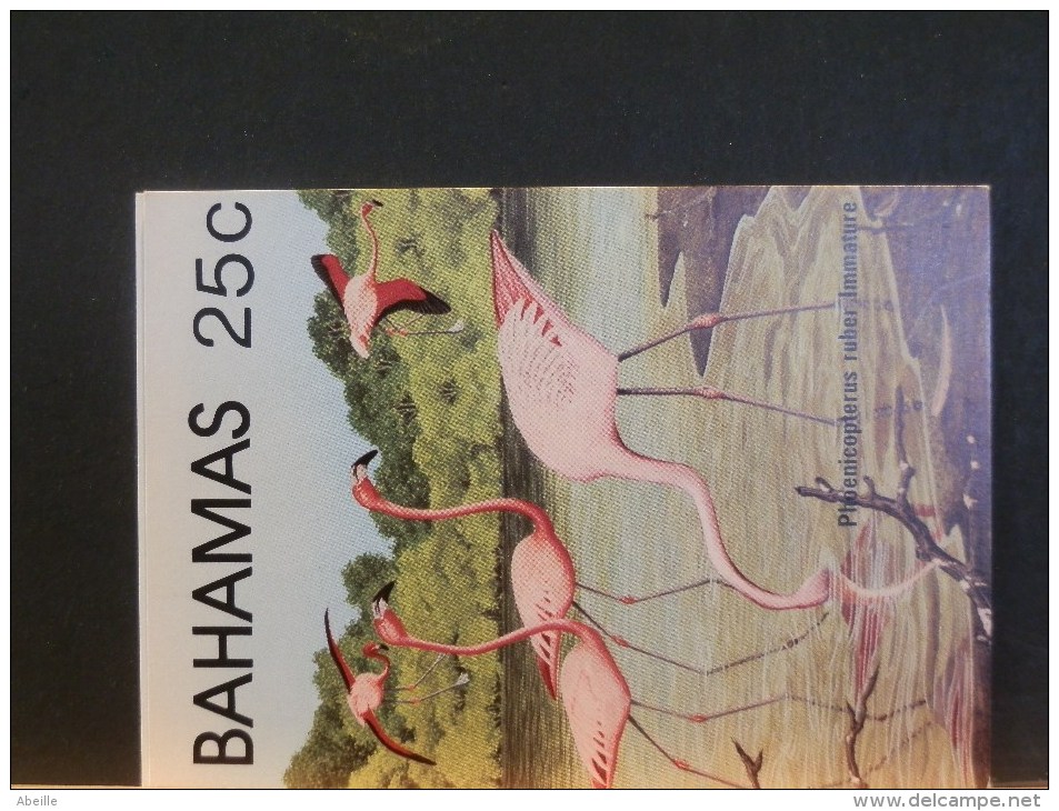 57/202   5  CP  BAHAMAS REPRODUCTION DE TIMBRES - Flamants