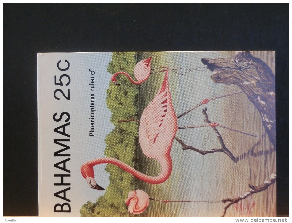 57/202   5  CP  BAHAMAS REPRODUCTION DE TIMBRES - Flamingo