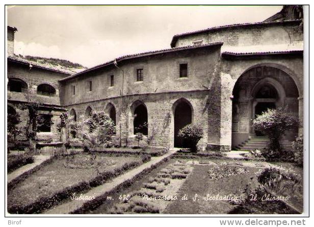 SUBIACO - MONASTERO DI S. SCOLASTICA  - IL CHIOSTRO - (ROMA) - Collections & Lots