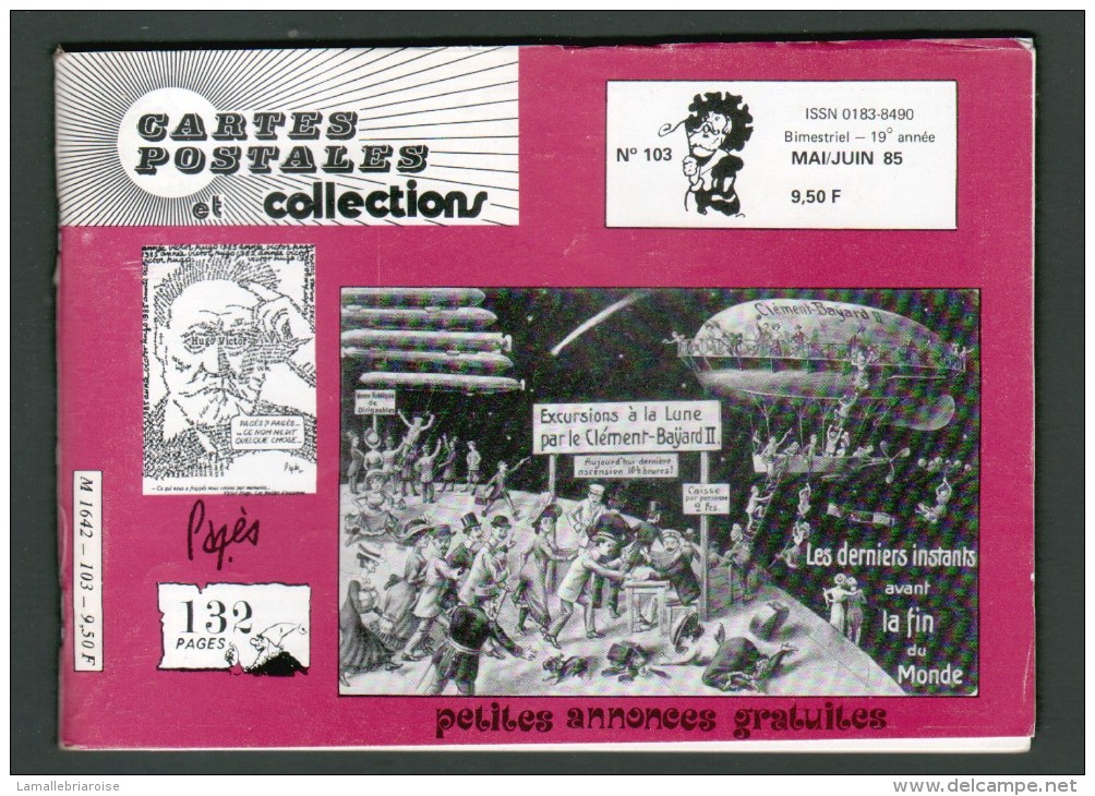 REVUE: CARTES POSTALES ET COLLECTION, N°103, MAI JUIN 1985 - Francés