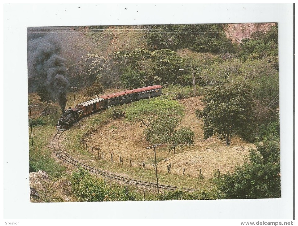 COLOMBIE 125 STEAM ALL OVER THE WORLD .TRAIN SPECIAL SUR LA LIGNE GIRARDOT A IBAGUE 1988 - Colombie