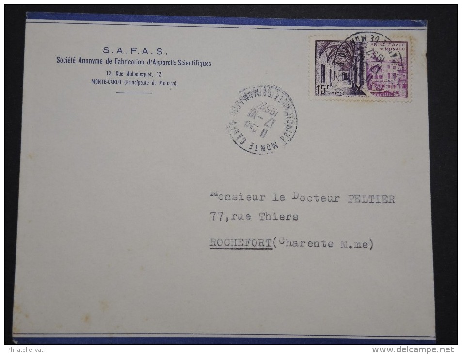 MONACO - Lot De 8 Documents Avant 1960 - A Voir - Lot P14374 - Postmarks