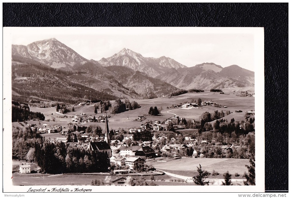 AK Ansichtskarte Vom 15.9.54 Vom Sommer- Und Wintererholungsort Siegsdorf (Traunstein) Mit Hochfelln U Hochgern - Traunstein