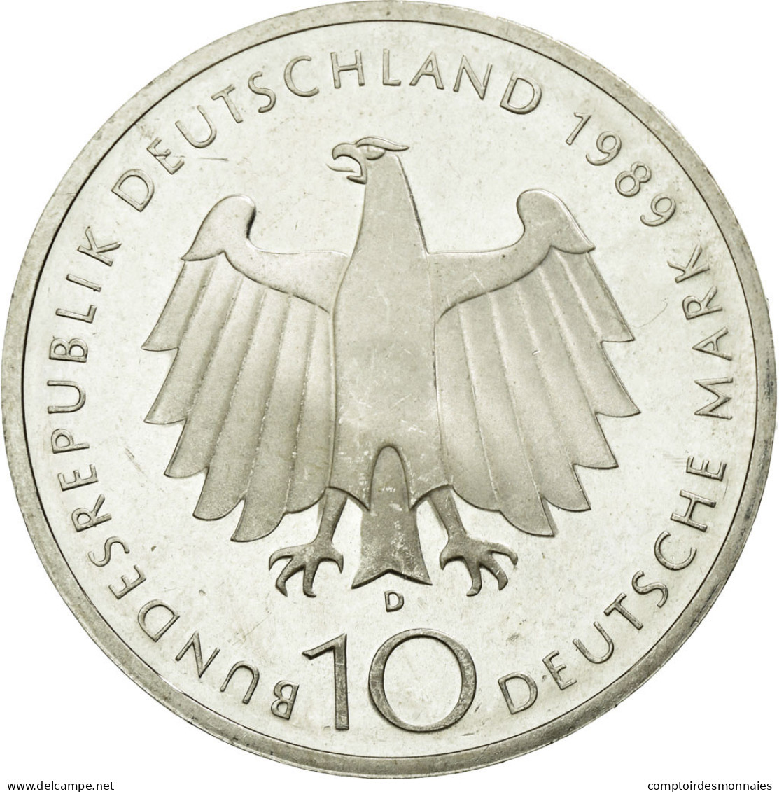 Monnaie, République Fédérale Allemande, 10 Mark, 1989, Munich, Germany, SPL - Commémoratives