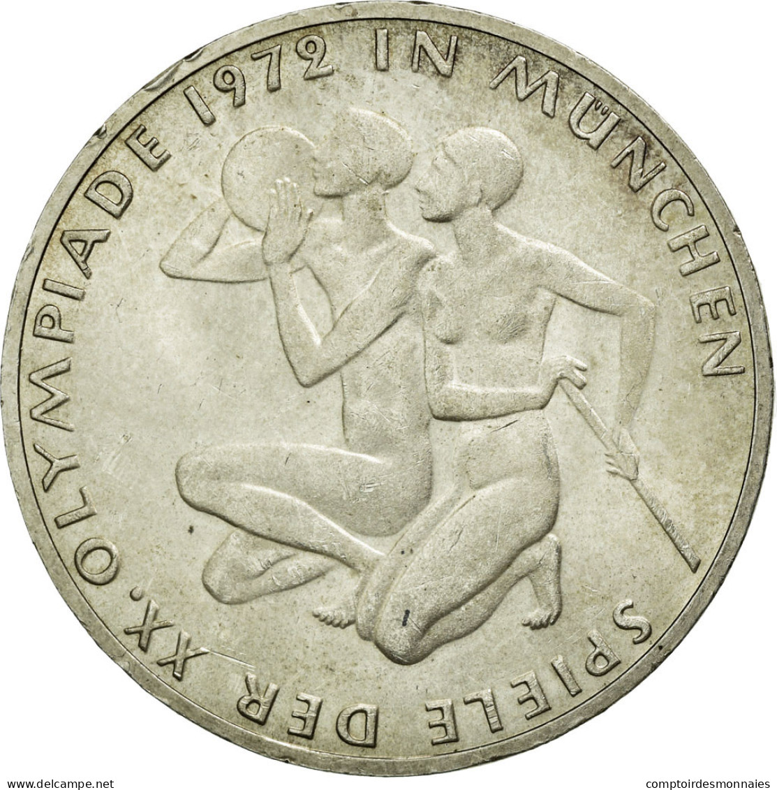 Monnaie, République Fédérale Allemande, 10 Mark, 1972, Stuttgart, SUP+ - Commémoratives